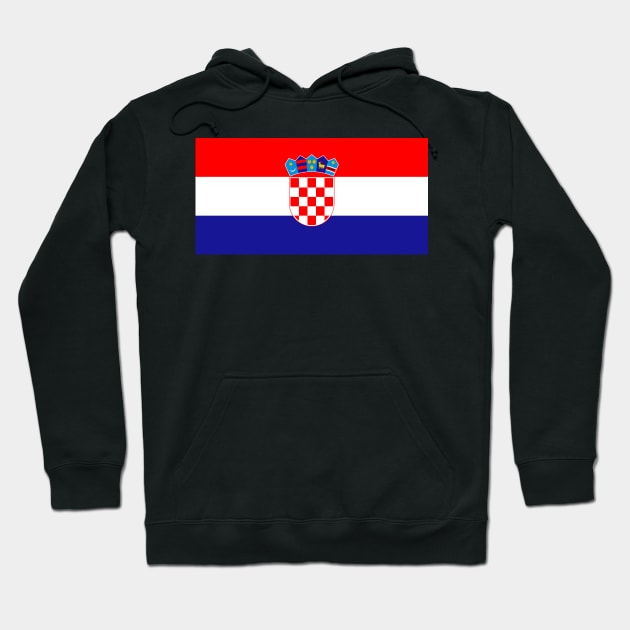 Republic of Croatia National Flag Hoodie by Culture-Factory